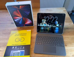 Apple iPad Pro (5. Generation) 512GB, WiFi, 12,9 Zoll, Space Grau, Apple M1 Chip - Bild 1 von 11