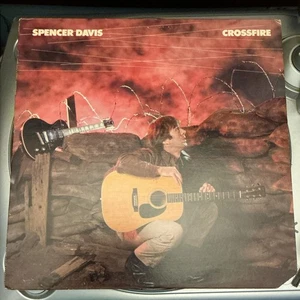 Spencer Davis 33RPM “Crossfire” 1984 80s Classic Rock 12” LP PROMO Album - Imagen 1 de 4