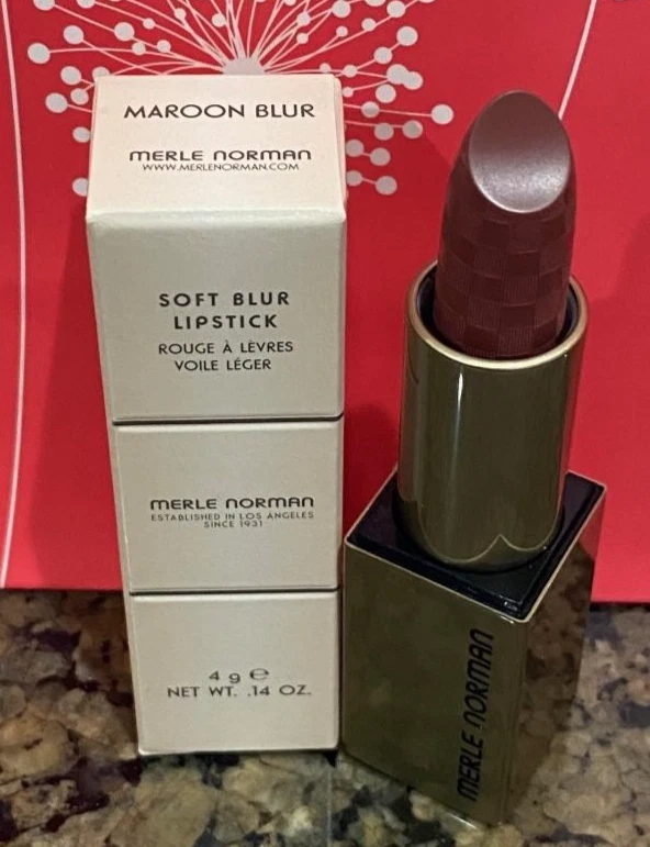 Merle Norman Soft Blur Lipstick...MAROON BLUR...Limited Edition...NEW - Image 1 of 1