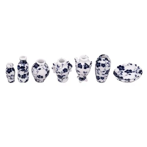 7pcs Mini Vase Mini House Vase Play House Toy Ornament Photo Requisite - Bild 1 von 12