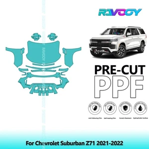 PreCut Paint Protection PPF Kit For Chevrolet Suburban Z71 2021-2022 - Picture 1 of 7