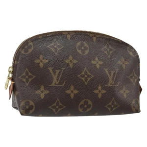 LOUIS VUITTON Monograma Pochette Cosmético PM Bolsa M43998 LV Auténtico 142701 - Imagen 1 de 18
