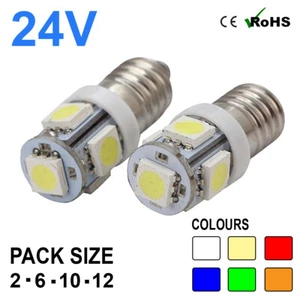 Marcador de instrumentos de 24 V luz E10MES E10 5 SMD bombillas clásico camión HGV 993 - Imagen 1 de 4