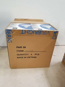Lot of 4 Viribright 750077 75W - 15W PAR38 LED - Dimmable - CRI90 LED LIGHT BULB - Picture 1 of 5