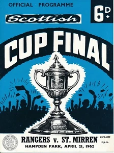 FINAL COPA ESCOCESA 1962 St Mirren v Rangers - Imagen 1 de 1