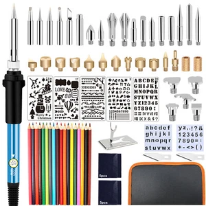 Brandmalerei Lötkolben Set 76PCS Lötset Brandmalkolben Einstellbare Temperatur - Bild 1 von 10