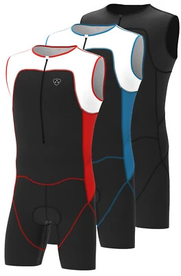 DHERA Triathlon Tri Suit Padded Compression Running Swimming Cycling Suite - Image 1 of 2