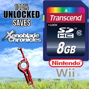 Xenoblade Chronicles | Wii SAVES | High Stats! Best Weapons! Skills! Gems! Items - Picture 1 of 2