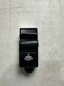 Sunpak Auto Photography Flash 244D for Minolta and Ricoh Camera Bodies Tested - Picture 1 of 6