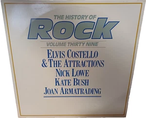 History of Rock Volume 39 Kate Bush, Elvis Costello +2 UK 1986 2LP Orbis HRL 39 - Picture 1 of 2