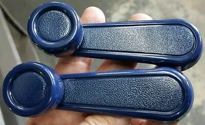 NEW PAIR Window Crank Lever Handle DARK-BLUE For Toy Tacoma, T100, Pickup - Picture 1 of 1