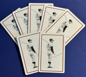 MICKEY MANTLE NEW YORK YANKEES 1977 LANDMAN GIOCO CARTA DA BASEBALL SPEDIZIONE GRATUITA - Foto 1 di 2