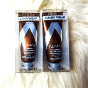 Revlon Almay 24-hour NEW Velvet Foil Cream Shadows Duo - Picture 1 of 3