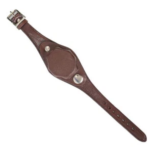 Brown Leather Watch Band and Protective Cover - Picture 1 of 1