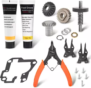 Whirlpool Kitchenaid Supporto Miscelatore Worm Gear Kit con Grasso e Pinze 5QT 6QT - Foto 1 di 12