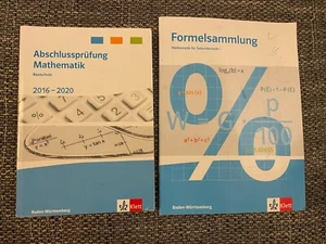 Klett Mathe Formelsammlung Prüfungsvorbereitung Übungsaufgaben Bücher Set Schule - Bild 1 von 6