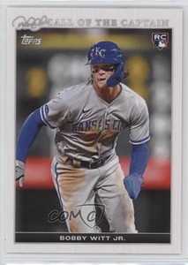2022 Topps Derek Jeter Call of the Captain Bobby Witt Jr #41 Rookie RC