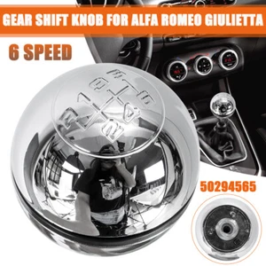 Pour 2010-2018 ALFA Romeo Giulietta LEVIER DE VITESSE 6 VITESSES MANUEL Argenté - Picture 1 of 9