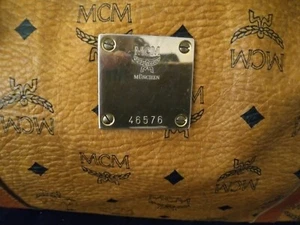 ORIGINAL MCM REISETASCHE VINTAGE COGNAC - Bild 1 von 8