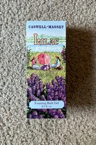 NEW IN BOX Vintage Caswell Massey LILAC Scented Foaming Bath Gel 8.5 FL OZ - Picture 1 of 4
