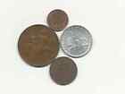 1 - 2  et 10 Centimes bronze DUPUIS  + 1 Franc ag  Semeuse 1914   A VOIR !!