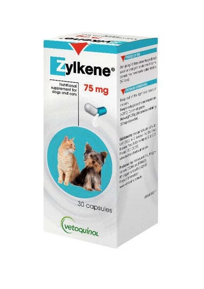 Zylkene 75mg Calming Supplement - 30 caps