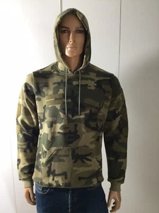 10 Deep Camo Fleece Men’s Hoodie Size M - Picture 1 of 7