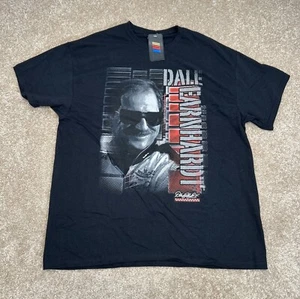 NEW Dale Earnhardt Sz XL Black 7 Time NASCAR Champion Shirt Double Sided - Picture 1 of 6