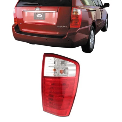 For 2006-09 Kia Sedona Mini Van Tail Light Assembly With New Bulb Passenger Side Foto 1 de 4