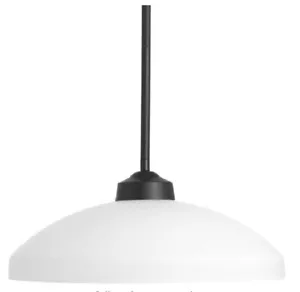 Progress Lighting P5162-31 Replay 1-Light Black Pendant w/ Etched White Glass - Picture 1 of 1