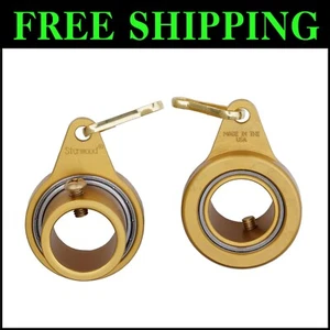 Pack of 2 Flagpole Spinner Rings - Non-Tangle Aluminum with Stainless Bearings - Picture 1 of 8