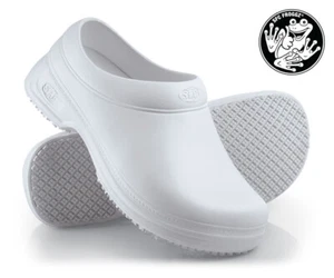 SFC Zapatos para tripulaciones Froggz Pro Goma Blanca 5009 Talla 8 Hombres / 41 $44 NUEVO - Imagen 1 de 8