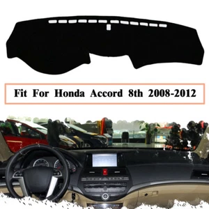 Dash Cover Dash Mat For Honda Accord 8th 2008-2012 Non-Slip Dashboard Mesh Black - Picture 1 of 9