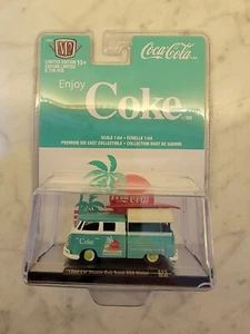 M2 MACHINES 1/64 A23 COCA-COLA 1960 VOLKSWAGEN DOUBLE CAB TRUCK USA MODEL - Picture 1 of 2