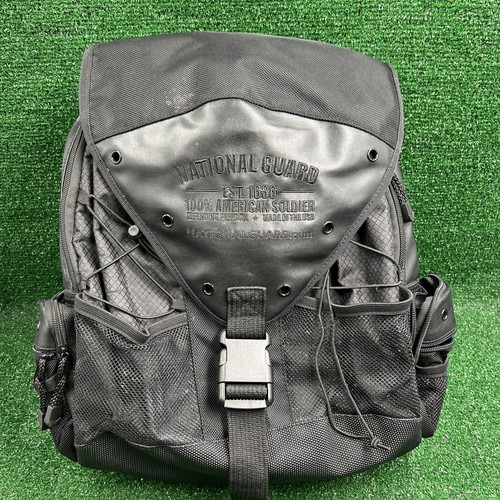 National Guard Black Tactical Black Backpack Daypack Laptop Bag eBay