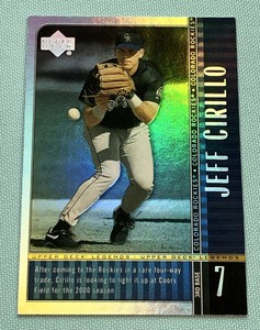 Jeff Cirillo 1999 Upper Deck UD Century Legends Legendary Collection #/100