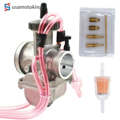 38mm Carburetor for Keihin Suzuki RM125 RM250 Honda CR250 Kawasaki KX125 KX250 - Image 1 of 4