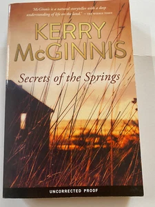 Secrets Of The Springs Paperback Kerry McGinnis Book 2017 Uncorrected Proof - Bild 1 von 9