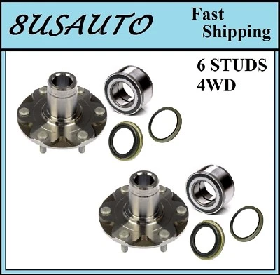 Buje de rueda delantera y cojinete y sello aptos para Toyota Tundra 2000-2006 (4x4) par Foto 1 de 4