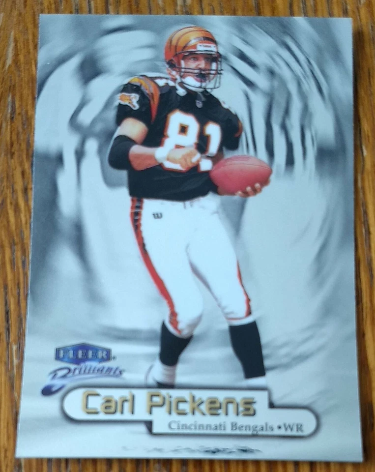 CARL PICKENS, 1998 FLEER BRILLIANTS #43, BENGALS - Image 1 of 2