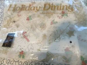 Tobin Home Fashions Christmas Runner ~ Sheer ~ Angels ~ 15" X 70" ~ Vintage ~New - Picture 1 of 2
