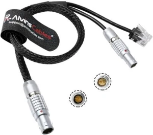 Alvins Cables 10 Pin to RJ45 and 2 Pin Male 24V Power Control Cable for ARRI ETH - Picture 1 of 4