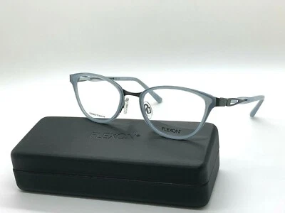 NEW FLEXON WOMEN W3011 424 LIGHT BLUE 51-19-135 FLEXIBLE TITANIUM /CASE  - Image 1 of 3