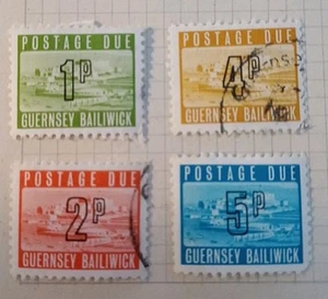 Guernsey Postage Due Stamps 1971 Castle Cornet Used/MM - Picture 1 of 1