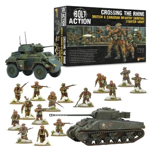 'Crossing The Rhine' - Fanteria britannica e canadese (inverno) Starter Army - Foto 1 di 1