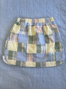 THE BEAUFORT BONNET COMPANY Susanne Skirt size 10 pastel madras Easter - Picture 1 of 6