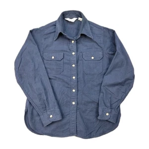 VINTAGE 80s Woolrich Flannel Shirt Damen Vintage Shacket Jacke 90s Y2K Large - Bild 1 von 11