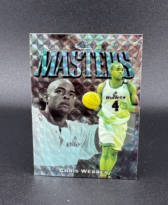 /263 Refractor Chris Webber 1997 Topps Finest Embossed Masters #129 Foto 1 de 2