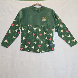 Disneyl World Mickey Mouse Icon Christmas Lights Spirit Jersey Kids Size M (7/8) - Picture 1 of 8