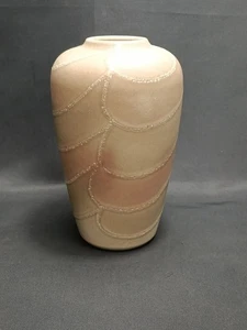 Vintage 60er Jahre West German Art Pottery Vase Strukturglasur Mid Century MCM  - Bild 1 von 14
